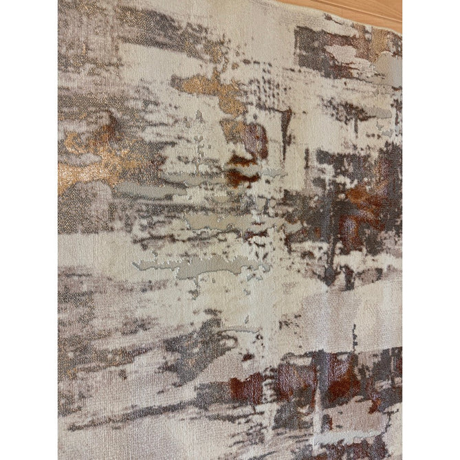 Apollo GR579 Modern Abstract Distressed Metallic Shimmer High-Density Textured Low Profile Short-Pile Beige/Grey/Bronze/Terra/Brown/Cream Rug-Think Rugs-Rug Love - The Most Loved Rug Store