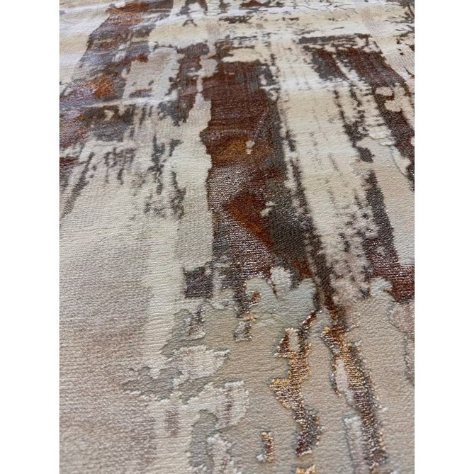 Apollo GR579 Modern Abstract Distressed Metallic Shimmer High-Density Textured Low Profile Short-Pile Beige/Grey/Bronze/Terra/Brown/Cream Rug-Think Rugs-Rug Love - The Most Loved Rug Store