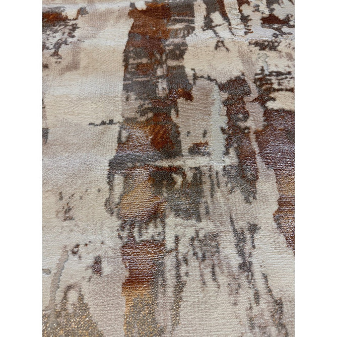 Apollo GR579 Modern Abstract Distressed Metallic Shimmer High-Density Textured Low Profile Short-Pile Beige/Grey/Bronze/Terra/Brown/Cream Rug-Think Rugs-Rug Love - The Most Loved Rug Store