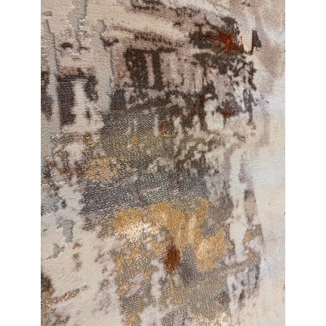 Apollo GR579 Modern Abstract Distressed Metallic Shimmer High-Density Textured Low Profile Short-Pile Beige/Grey/Bronze/Terra/Brown/Cream Rug-Think Rugs-Rug Love - The Most Loved Rug Store