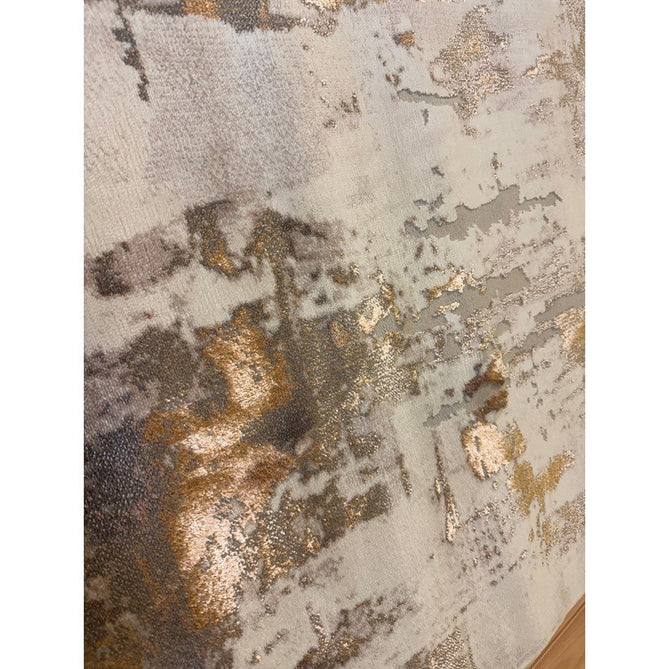 Apollo GR579 Modern Abstract Distressed Metallic Shimmer High-Density Textured Low Profile Short-Pile Beige/Grey/Bronze/Terra/Brown/Cream Rug-Think Rugs-Rug Love - The Most Loved Rug Store