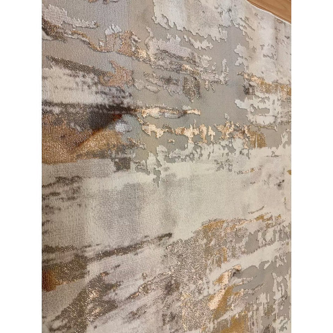 Apollo GR579 Modern Abstract Distressed Metallic Shimmer High-Density Textured Low Profile Short-Pile Beige/Grey/Bronze/Terra/Brown/Cream Rug-Think Rugs-Rug Love - The Most Loved Rug Store