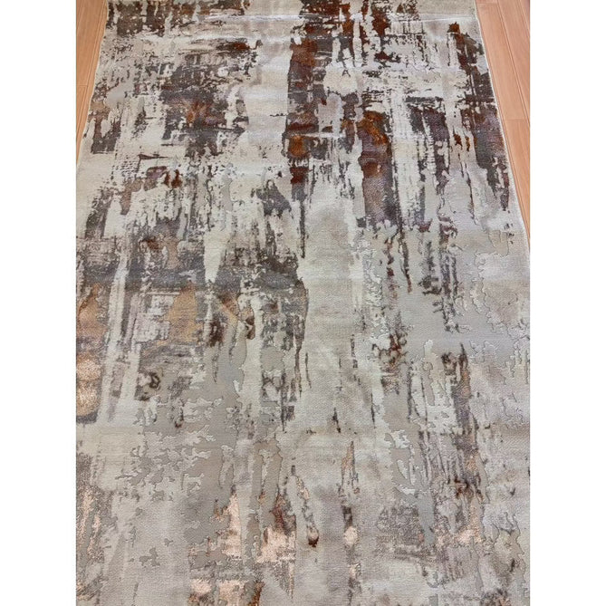 Apollo GR579 Modern Abstract Distressed Metallic Shimmer High-Density Textured Low Profile Short-Pile Beige/Grey/Bronze/Terra/Brown/Cream Rug-Think Rugs-Rug Love - The Most Loved Rug Store
