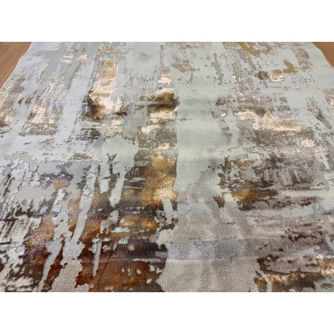 Apollo GR579 Modern Abstract Distressed Metallic Shimmer High-Density Textured Low Profile Short-Pile Beige/Grey/Bronze/Terra/Brown/Cream Rug-Think Rugs-Rug Love - The Most Loved Rug Store