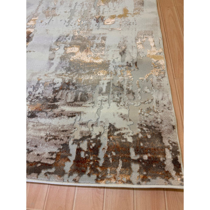 Apollo GR579 Modern Abstract Distressed Metallic Shimmer High-Density Textured Low Profile Short-Pile Beige/Grey/Bronze/Terra/Brown/Cream Rug-Think Rugs-Rug Love - The Most Loved Rug Store