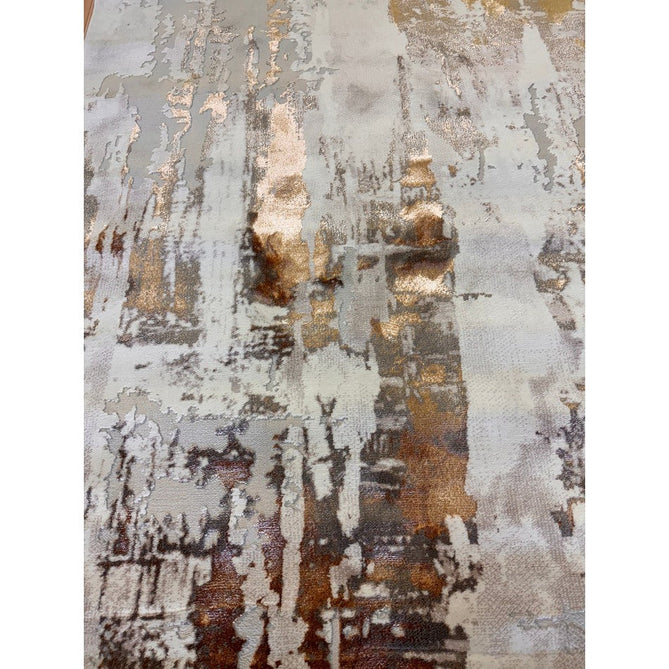 Apollo GR579 Modern Abstract Distressed Metallic Shimmer High-Density Textured Low Profile Short-Pile Beige/Grey/Bronze/Terra/Brown/Cream Rug-Think Rugs-Rug Love - The Most Loved Rug Store