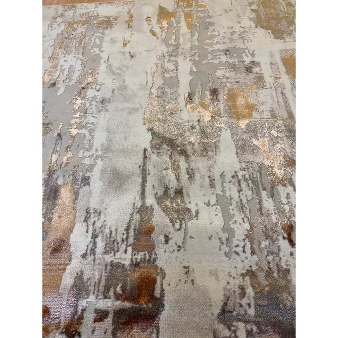 Apollo GR579 Modern Abstract Distressed Metallic Shimmer High-Density Textured Low Profile Short-Pile Beige/Grey/Bronze/Terra/Brown/Cream Rug-Think Rugs-Rug Love - The Most Loved Rug Store