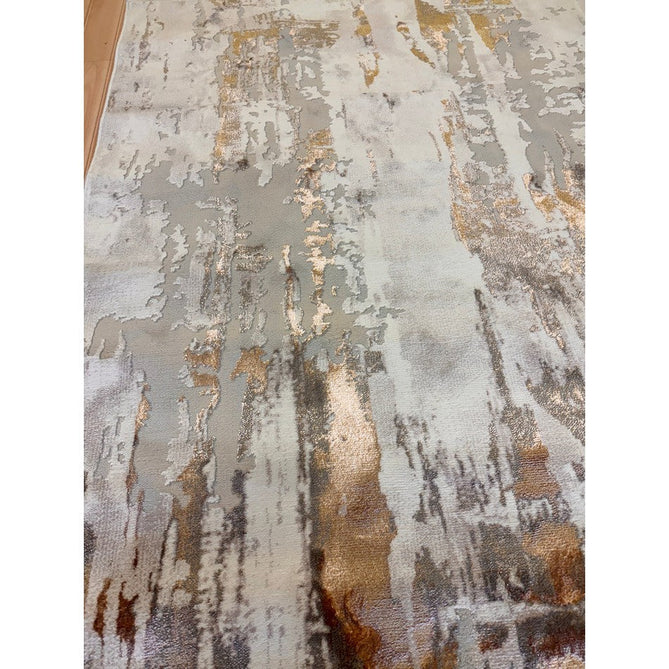Apollo GR579 Modern Abstract Distressed Metallic Shimmer High-Density Textured Low Profile Short-Pile Beige/Grey/Bronze/Terra/Brown/Cream Rug-Think Rugs-Rug Love - The Most Loved Rug Store