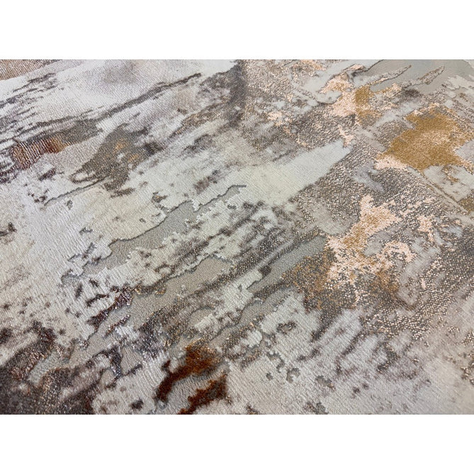 Apollo GR579 Modern Abstract Distressed Metallic Shimmer High-Density Textured Low Profile Short-Pile Beige/Grey/Bronze/Terra/Brown/Cream Rug-Think Rugs-Rug Love - The Most Loved Rug Store