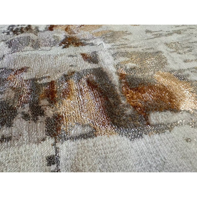 Apollo GR579 Modern Abstract Distressed Metallic Shimmer High-Density Textured Low Profile Short-Pile Beige/Grey/Bronze/Terra/Brown/Cream Rug-Think Rugs-Rug Love - The Most Loved Rug Store