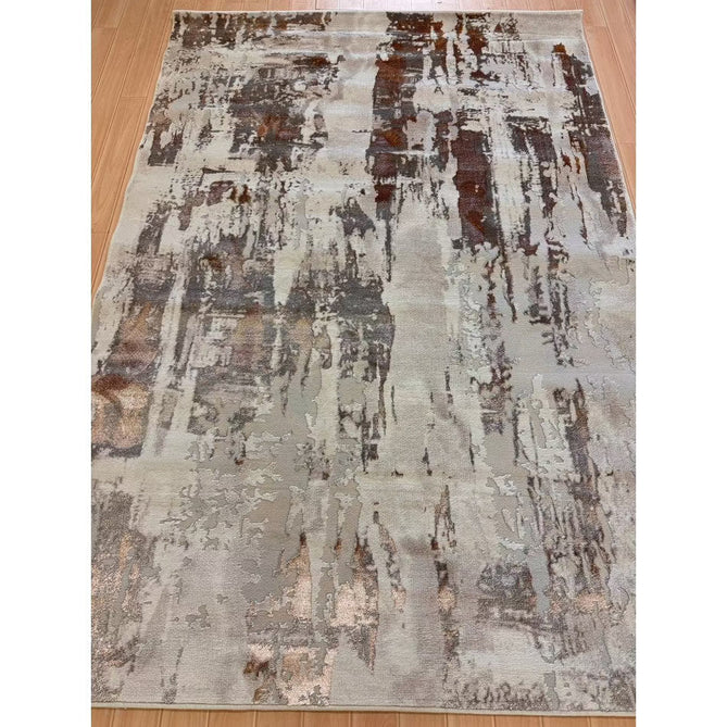 Apollo GR579 Modern Abstract Distressed Metallic Shimmer High-Density Textured Low Profile Short-Pile Beige/Grey/Bronze/Terra/Brown/Cream Rug-Think Rugs-Rug Love - The Most Loved Rug Store