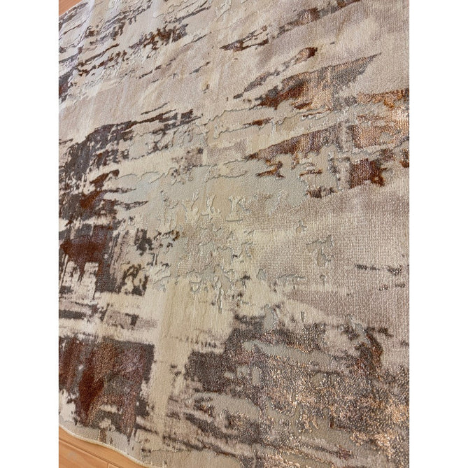 Apollo GR579 Modern Abstract Distressed Metallic Shimmer High-Density Textured Low Profile Short-Pile Beige/Grey/Bronze/Terra/Brown/Cream Rug-Think Rugs-Rug Love - The Most Loved Rug Store
