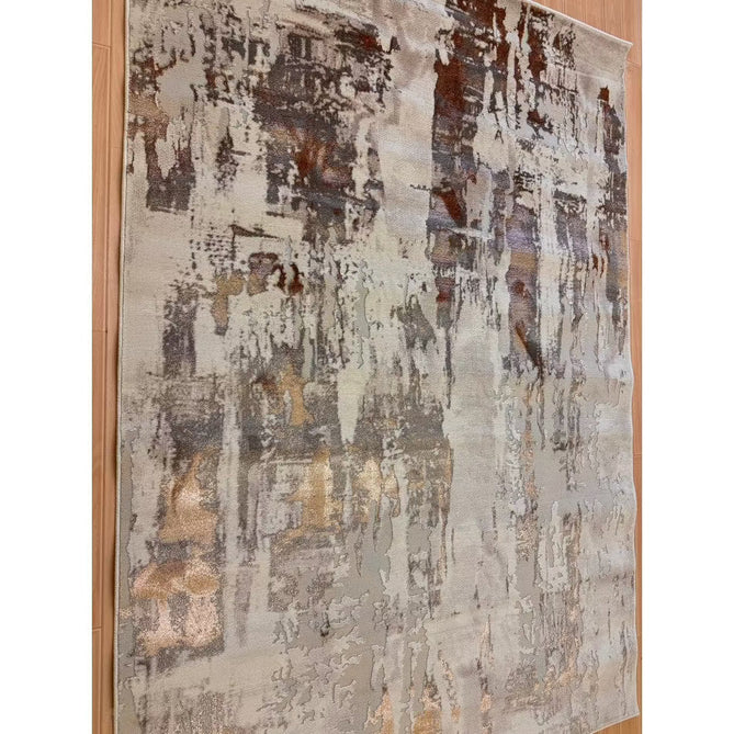 Apollo GR579 Modern Abstract Distressed Metallic Shimmer High-Density Textured Low Profile Short-Pile Beige/Grey/Bronze/Terra/Brown/Cream Rug-Think Rugs-Rug Love - The Most Loved Rug Store