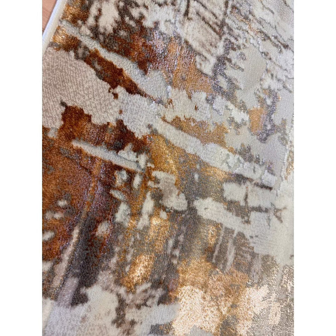 Apollo GR579 Modern Abstract Distressed Metallic Shimmer High-Density Textured Low Profile Short-Pile Beige/Grey/Bronze/Terra/Brown/Cream Rug-Think Rugs-Rug Love - The Most Loved Rug Store