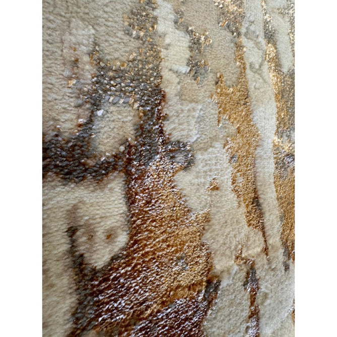Apollo GR579 Modern Abstract Distressed Metallic Shimmer High-Density Textured Low Profile Short-Pile Beige/Grey/Bronze/Terra/Brown/Cream Rug-Think Rugs-Rug Love - The Most Loved Rug Store