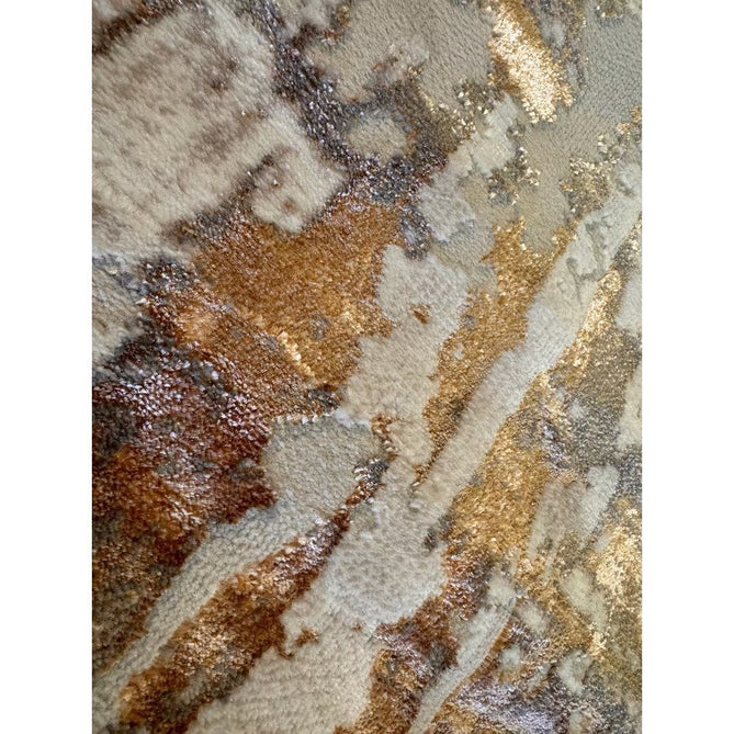 Apollo GR579 Modern Abstract Distressed Metallic Shimmer High-Density Textured Low Profile Short-Pile Beige/Grey/Bronze/Terra/Brown/Cream Rug-Think Rugs-Rug Love - The Most Loved Rug Store