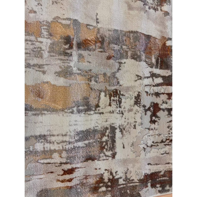 Apollo GR579 Modern Abstract Distressed Metallic Shimmer High-Density Textured Low Profile Short-Pile Beige/Grey/Bronze/Terra/Brown/Cream Rug-Think Rugs-Rug Love - The Most Loved Rug Store
