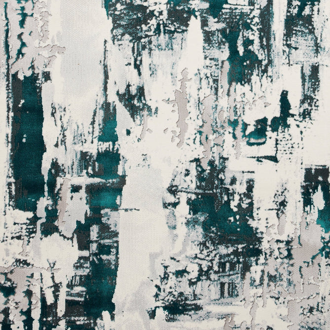 Apollo GR579 Modern Abstract Distressed Metallic Shimmer High-Density Textured Low Profile Short-Pile Grey/Green/Cream Rug-Think Rugs-Rug Love - The Most Loved Rug Store