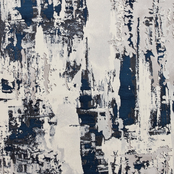Apollo GR579 Modern Abstract Distressed Metallic Shimmer High-Density Textured Low Profile Short-Pile Grey/Navy/Cream Rug-Think Rugs-Rug Love - The Most Loved Rug Store