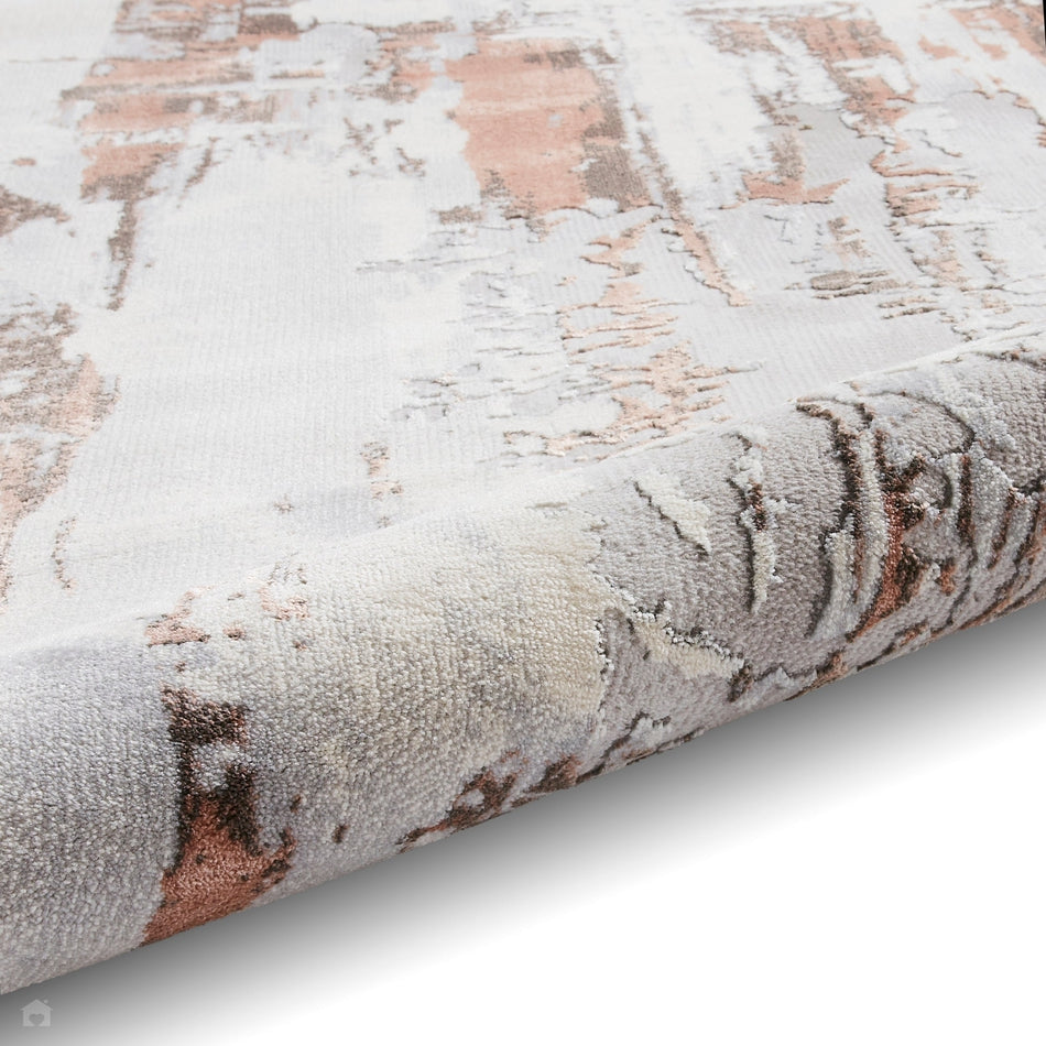 Apollo GR579 Grey/Rose Rug 160 x 220 cm Lowest Price £129.00 | Rug Love