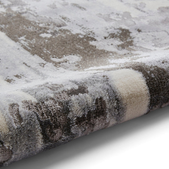 Apollo GR580 Modern Abstract Distressed Metallic Shimmer High-Density Textured Low Profile Short-Pile Grey/Cream Rug-Think Rugs-Rug Love - The Most Loved Rug Store