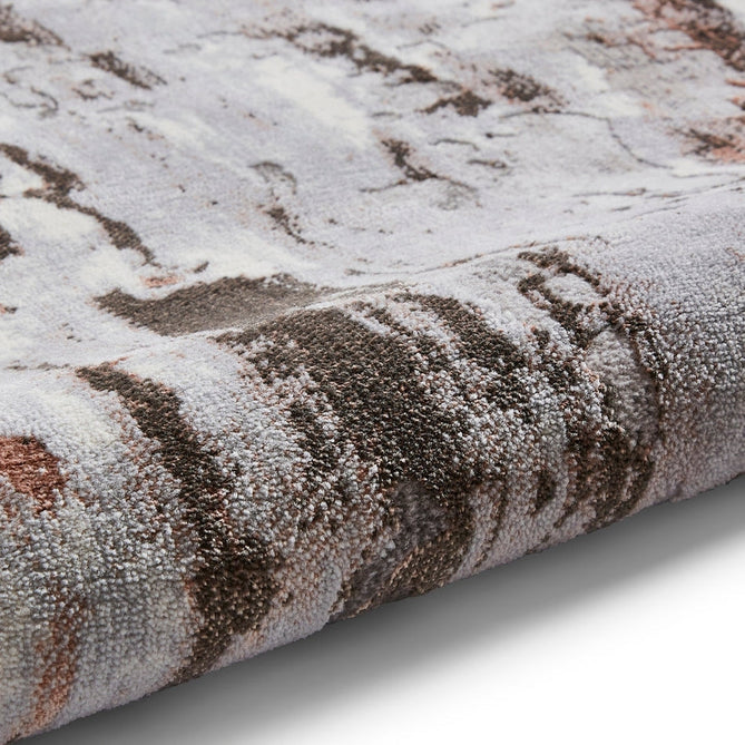 Apollo GR580 Modern Abstract Distressed Metallic Shimmer High-Density Textured Low Profile Short-Pile Grey/Rose/Cream Rug-Think Rugs-Rug Love - The Most Loved Rug Store