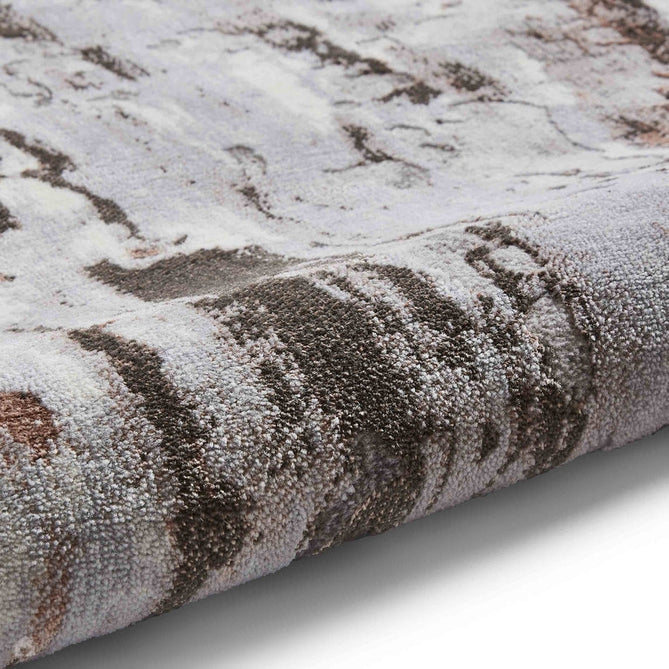 Apollo GR580 Modern Abstract Distressed Metallic Shimmer High-Density Textured Low Profile Short-Pile Grey/Rose/Cream Rug-Think Rugs-Rug Love - The Most Loved Rug Store