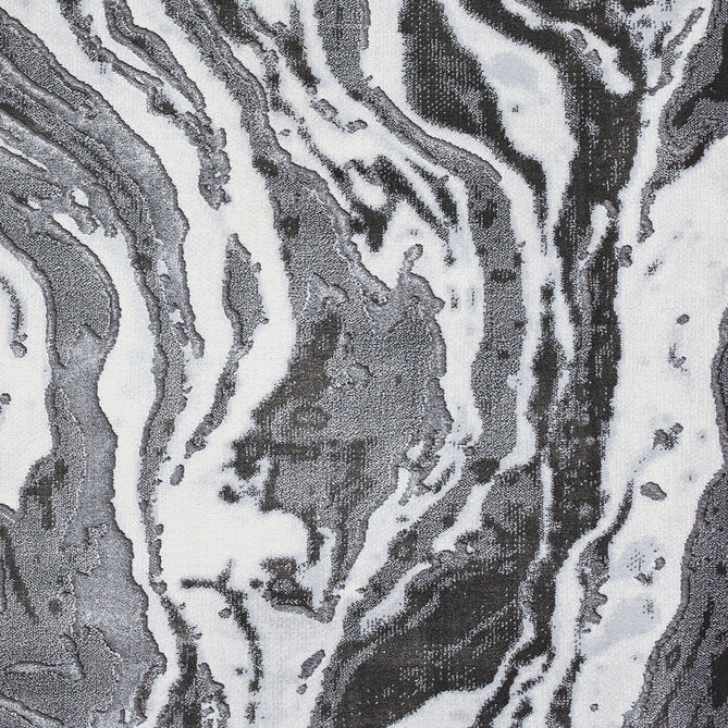 Apollo GR584 Modern Abstract Distressed Marble Metallic Shimmer High-Density Textured Low Profile Short-Pile Grey/Cream Rug-Think Rugs-Rug Love - The Most Loved Rug Store