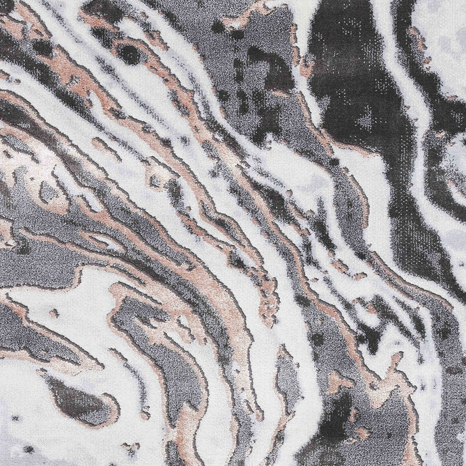 Apollo GR584 Modern Abstract Distressed Marble Metallic Shimmer High-Density Textured Low Profile Short-Pile Grey/Rose/Cream Rug-Think Rugs-Rug Love - The Most Loved Rug Store