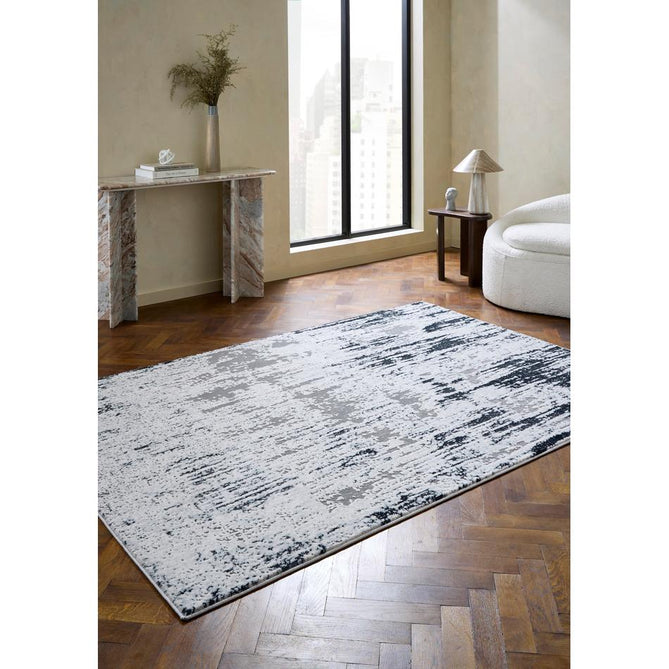 Apollo CK406 Grey/Navy Rug