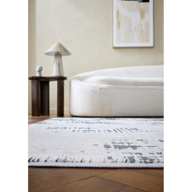 Apollo HE052 Grey/Dark Blue Rug