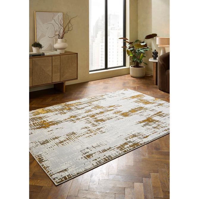 Apollo HE052 Grey/Gold Rug