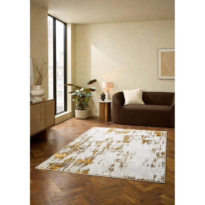 Apollo HE052 Grey/Gold Rug