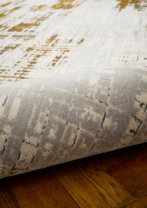 Apollo HE052 Grey/Gold Rug
