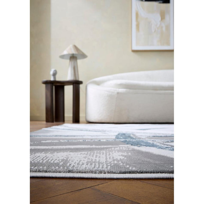 Apollo HF126 Grey/Dark Blue Rug