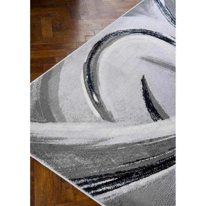 Apollo HF126 Grey/Dark Blue Rug