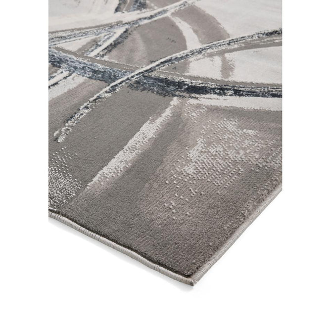 Apollo HF126 Grey/Dark Blue Rug