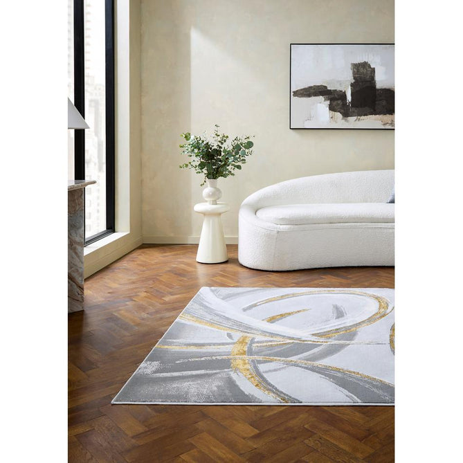 Apollo HF126 Grey/Gold Rug