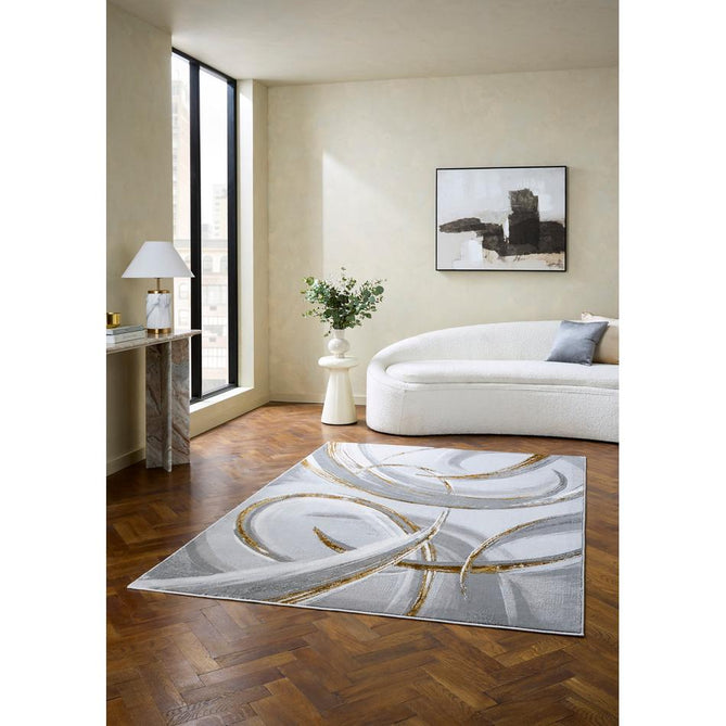 Apollo HF126 Grey/Gold Rug