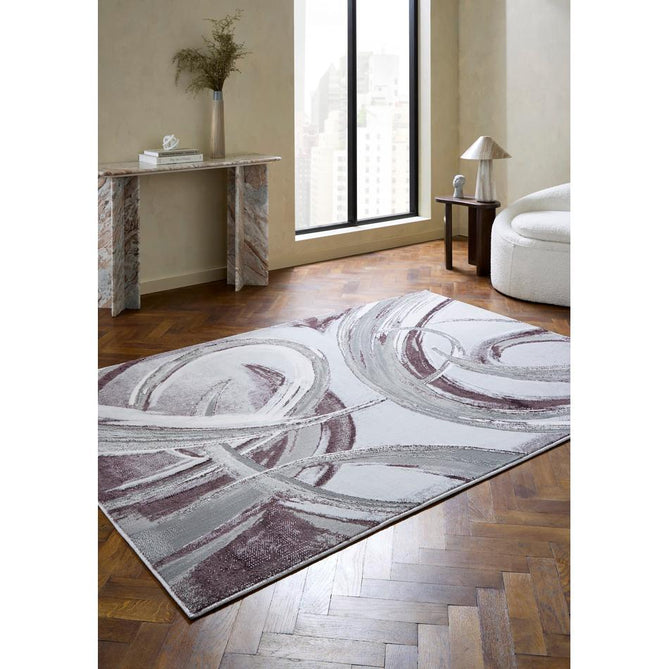 Apollo HF126 Grey/Purple Rug