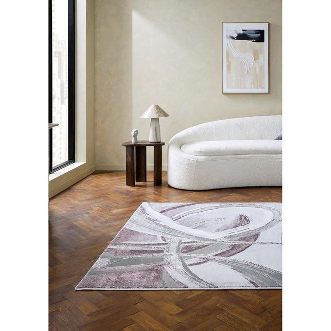 Apollo HF126 Grey/Purple Rug