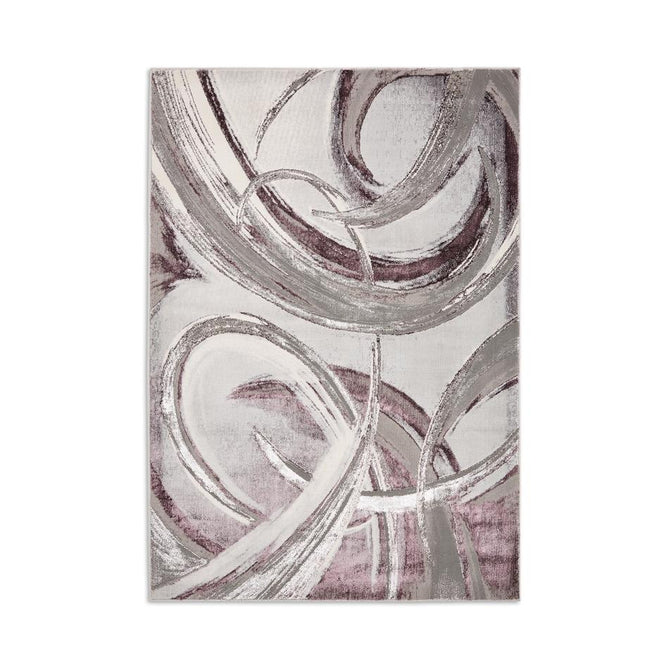 Apollo HF126 Grey/Purple Rug