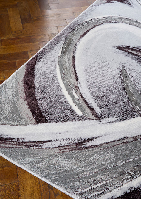 Apollo HF126 Grey/Purple Rug