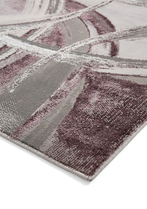 Apollo HF126 Grey/Purple Rug
