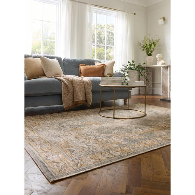 Arcadia 190X Grey/Gold Rug
