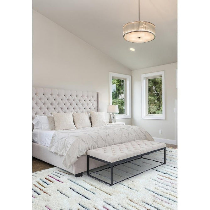 Ariana AR03 Harmony Modern Moroccan Berber Textured Hi-Low Cut+Loop Pile Soft Plush Boho Shaggy Cream/Multicolour Rug-Asiatic Carpets-Rug Love - The Most Loved Rug Store