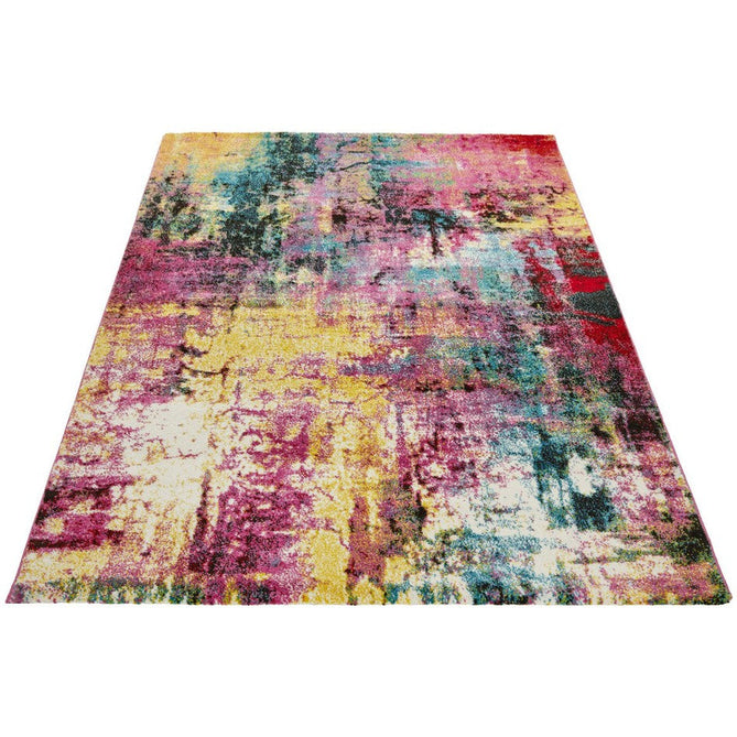 Art ART101 Modern Abstract Soft Easy Care Durable Polypropylene Multicolour Runner-Concept Looms-Rug Love - The Most Loved Rug Store