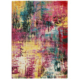 Art ART101 Modern Abstract Soft Easy Care Polypropylene Multicolour Rug