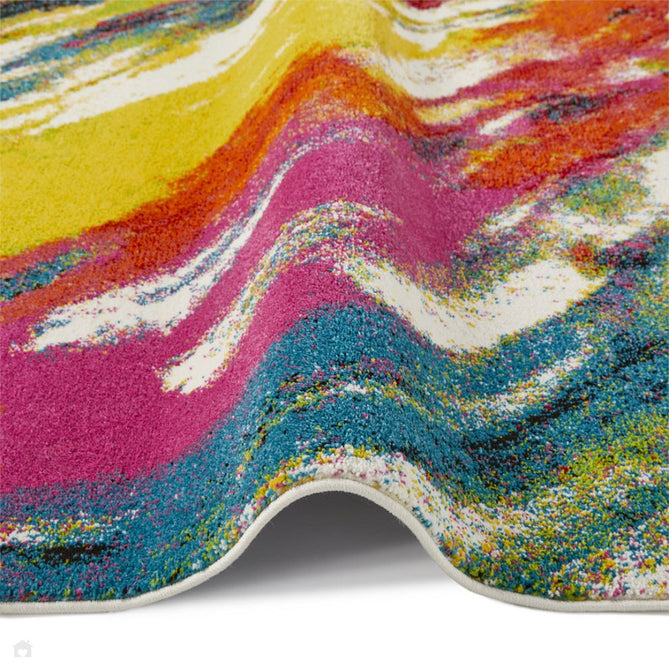 Art ART102 Modern Abstract Soft Easy Care Durable Polypropylene Multicolour Runner-Concept Looms-Rug Love - The Most Loved Rug Store