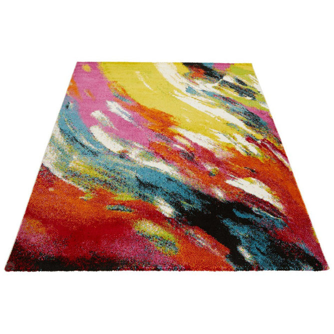 Art ART102 Modern Abstract Soft Easy Care Durable Polypropylene Multicolour Runner-Concept Looms-Rug Love - The Most Loved Rug Store